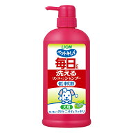 ライオン ペットキレイ 毎日でも洗えるリンスインシャンプー愛犬用 ポンプ 550ml