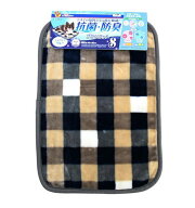 限定商品！DoggyMan ドギーマンハヤシ　抗菌防臭ブランケット S レトロチェック ブルー