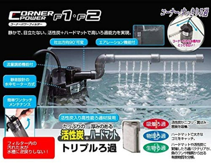 市場】GEX(ジェックス) コーナーパワーフィルター2(ろ過器) : アイム 市場】GEX(ジェックス) コーナーパワーフィルター2(ろ過器) : アイム