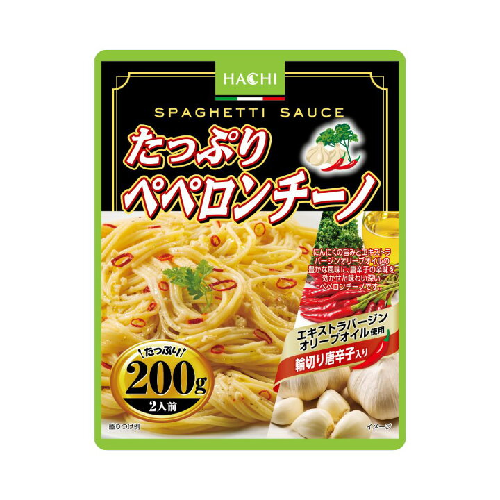 楽天市場】ハチ食品 たっぷりペペロンチーノ 2人前 200g : アイム