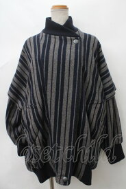 税込3980円以上購入で【送料無料】【USED】Vivienne Westwood / ストライプブルゾンヴィヴィアンウエストウッド ビビアン00 紺 【中古】 Y-24-03-13-067-jc-SZ-ZY