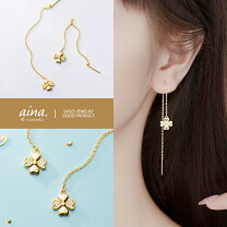 楽天市場】アメリカンピアス k18（モチーフ花）（ピアス｜レディース 