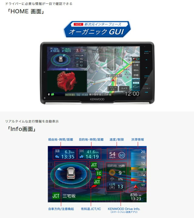 楽天市場】【アウトレット品】KENWOOD ケンウッド MDV-M908HDF 彩速 