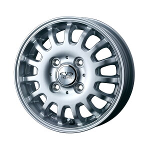 【個人宅直送不可】WEDS ウェッズ 0035663 アルミホイール1本 VICENTE-04 EV 13インチ リム幅4.5 インセット+50 4穴 PCD100 SILVER