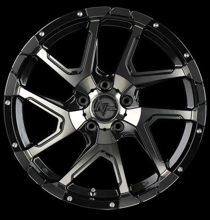 楽天市場】MID マルカサービス アルミホイール 1本 NITRO POWER 