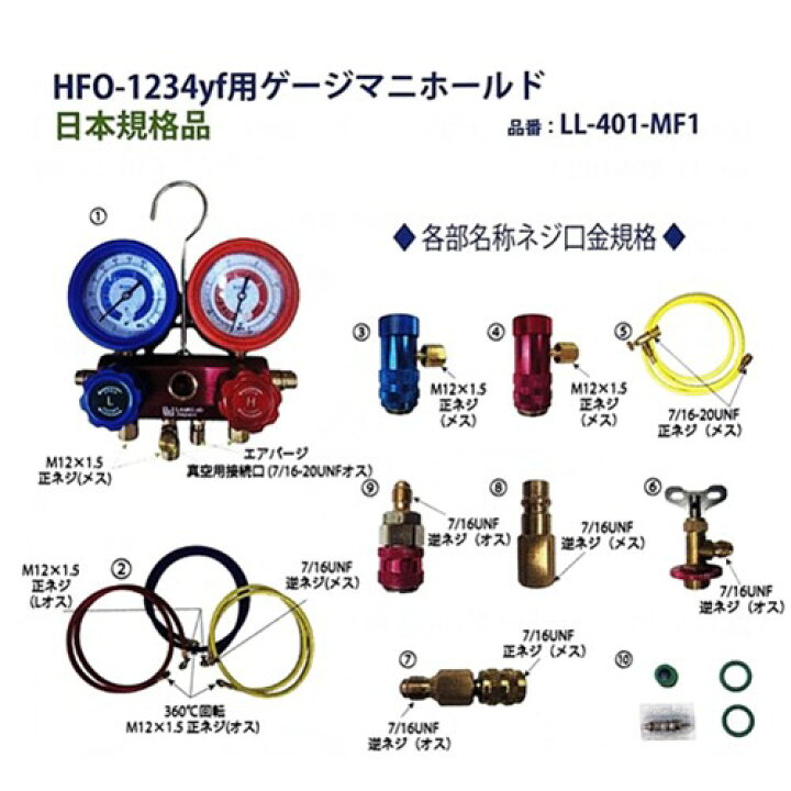 楽天市場】LeakLab Japan リークラボジャパン ゲージマニホールド 