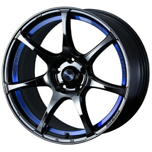 【4本購入で特典付】WEDS ウェッズ 0074052 アルミホイール1本 WEDSSPORT SA75R 18インチ リム幅9.5J インセット+45 5穴 PCD100 BLC II