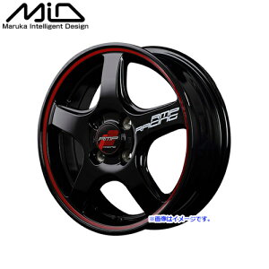 MID }JT[rX A~zC[ 1{ RMP RACING [VO R50 16C` 1660 6J CZbg+43 z[4H PCD100 ubN/bhC