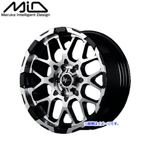 MID }JT[rX A~zC[ 1{ NITRO POWER iCgp[ M28 BULLET obg 16C` 1665 6 1/2J CZbg+38 z[6H PCD139.7 ubN/~[Jbg