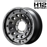 MID マルカサービス アルミホイール1本 ナイトロパワー NITRO POWER H12 SHOTGUN 15インチ リム幅6.0 ins…