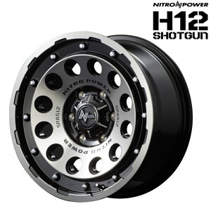 MID }JT[rX A~zC[1{ iCgp[ NITRO POWER H12 SHOTGUN 16C` 6.5 inset+38 6H PCD139.7 ubNNA/}VjO