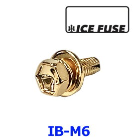 ICE FUSE アイスフューズ ICE BOLT アイスボルト IB-M6 高純度金メッキ M6サイズ