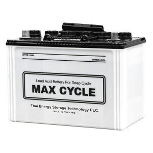 MAX CYCLE マックスサイクル EBサイクルバッテリー EB-65 (T 端子) 産業用車両 ゴルフカート 溶接機 電動車イス等