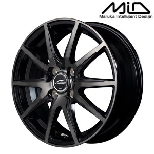 MID }JT[rX A~zC[1{ ViC_[ SCHNEDER DR-02 15C` 5.5J inset+43 4H PCD100 BKP/ubNNA