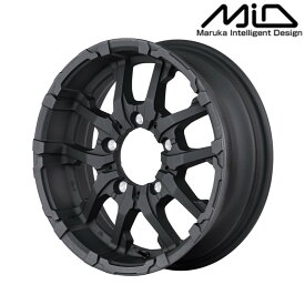 MID マルカサービス アルミホイール1本 ナイトロパワー NITRO POWER M26 CROSS FANG 16インチ リム幅5.5 inset+20 5H PCD139.7 ブラストブラック