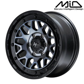 MID マルカサービス アルミホイール1本 ナイトロパワー NITRO POWER M29 STINGER 17インチ リム幅8.0 inset+20 6H PCD139.7 セミグロスブラッククリア