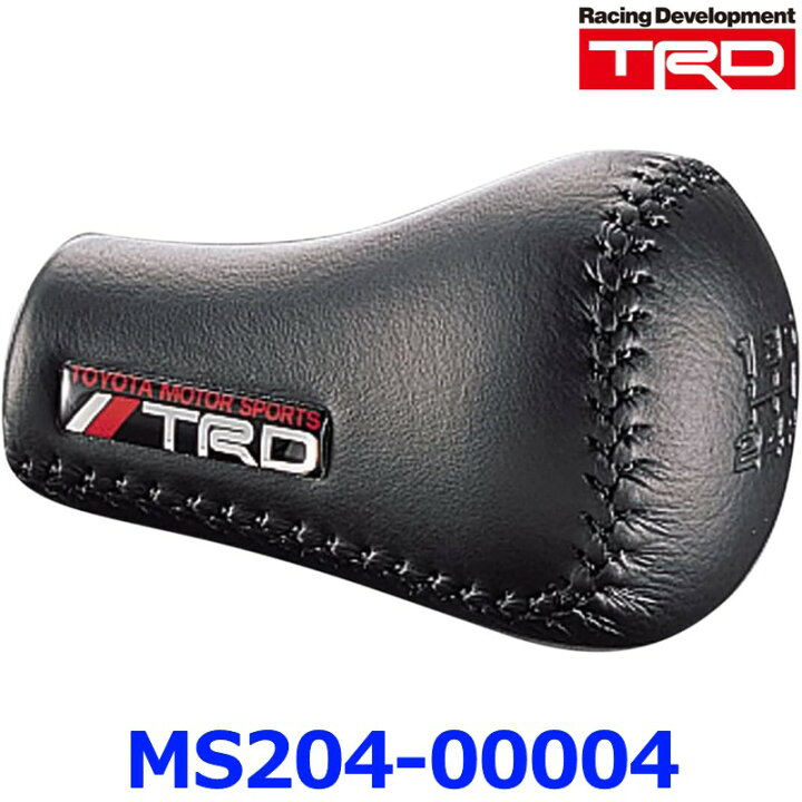 楽天市場】TRD SHIFT KNOB 本革巻 MTシフトノブ MS204-00004 TRDロゴ 