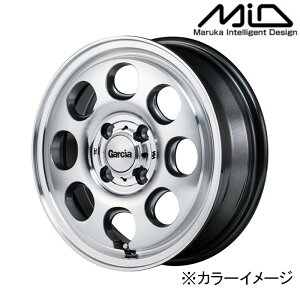 MID �}���J�T�[�r�X �A���~�z�C�[��1�{ �K���V�A Garcia Palm8 15�C���` ������4.5 inset+45 4H PCD100 ���^���b�N�O���[/�|���b�V��