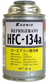 KENIX ケニックス エアコンガス K222 1本 HFC-134a R134a 200g サービス缶 カーエアコン用冷媒ガス 代替フロンガス クーラーガス 日本製