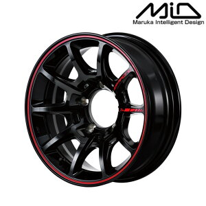 MID �}���J�T�[�r�X �A���~�z�C�[��1�{ RMP RACING R25 Plus 16�C���` ������5.5 inset-25 5H PCD139.7 �u���b�N/�������b�h���C��