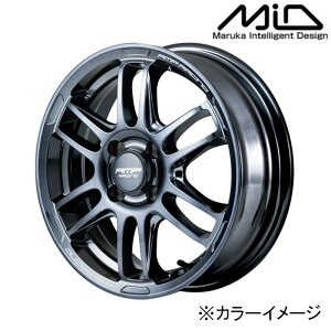 MID マルカサービス アルミホイール1本 RMP RACING R26 17インチ リム幅7.0 inset+45 4H PCD100 ディープチタンシルバー