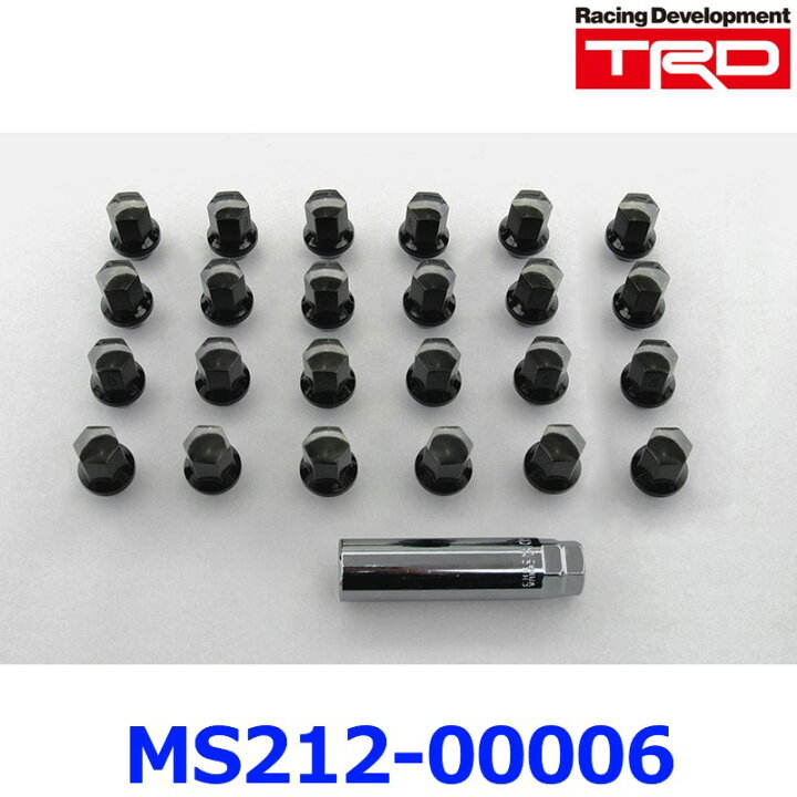 楽天市場】TRD ホイールナットセット MS212-00006 M12×P1.5 17HEX 