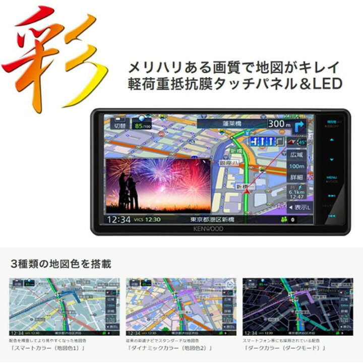 楽天市場】KENWOOD ケンウッド 彩速ナビ MDR-L612W AVナビゲーション 