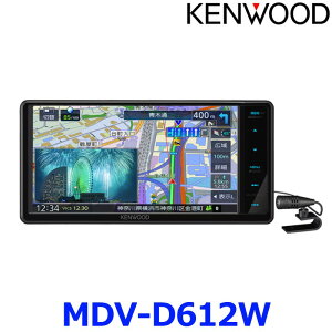 KENWOOD �P���E�b�h �ʑ��i�r �^�C�vD�V���[�Y MDV-D612W 7V�^200mm���C�h���f�� �n��f�W�^��TV�`���[�i�[/Bluetooth���� HDMI���� �J�[�i�r