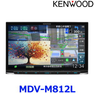 KENWOOD �P���E�b�h �ʑ��i�r �^�C�vM�V���[�Y MDV-M812L 8V�^�C���_�b�V�����f�� ������HD�p�l������ �J�[�i�r