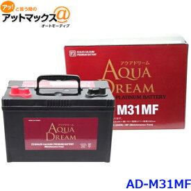 AQUA DREAM アクアドリーム AD-M31MF エレキ ボート等 マリン＆キャンピング用 バッテリー STARTING ＆ CYCLING BATTERY PLATINUM BATTERY