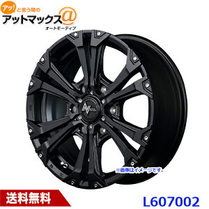 MID マルカサービス アルミホイール 1本 NITRO POWER ナイトロパワー JAVELIN ジャベリン 15インチ 1665 リム幅6J インセット+33 ホール6H PCD 139.7 SB0 セミグロスブラック+ピアスミルド