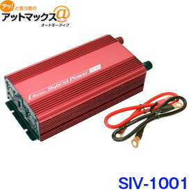 大自工業 メルテック インバーター USB＆コンセント DC24V 1000W SIV-1001