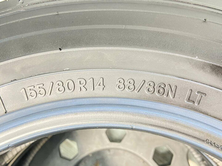 楽天市場】155/80R14 88/86LT トーヨータイヤ TOYO H11 中古タイヤ 