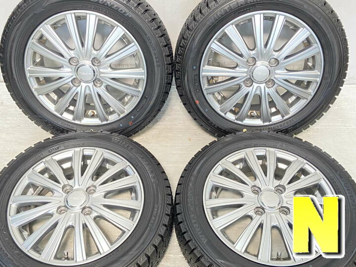 楽天市場】155/65R14 ダンロップ ウィンターマックス WM02 VELVA 14x4 