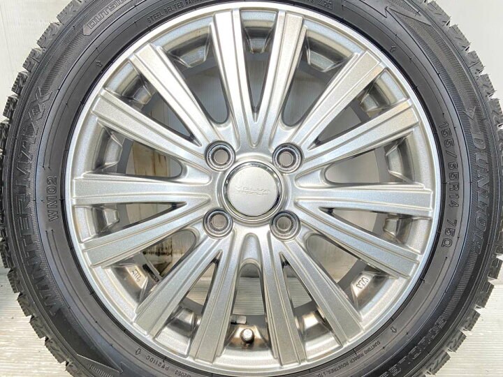 楽天市場】155/65R14 ダンロップ ウィンターマックス WM02 VELVA 14x4 