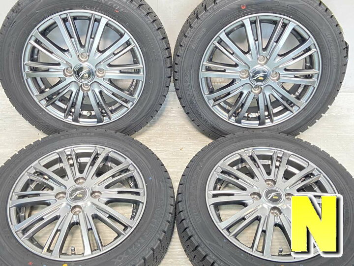 楽天市場】155/65R14 ダンロップ ウィンターマックス WM02 FANG 14x4.5 
