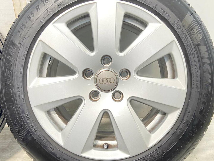 楽天市場】215/55R16 ミシュラン プライマシー4 アウディ純正 16x7.5 