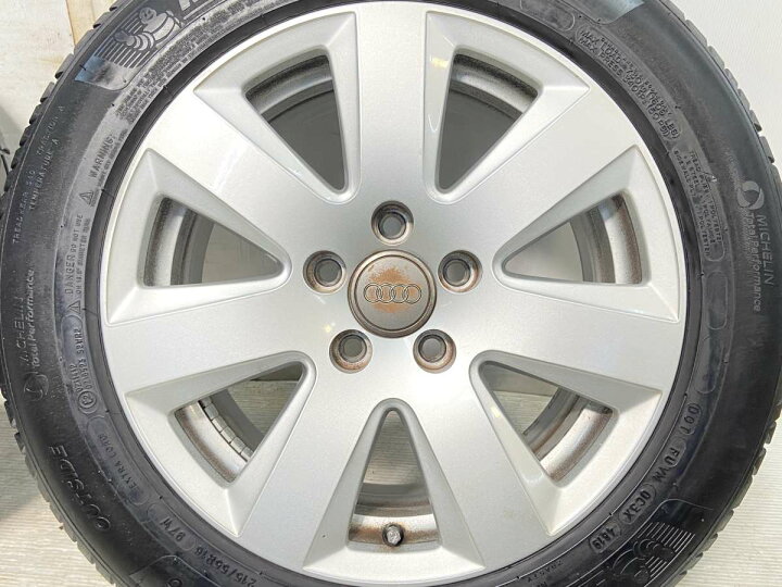 楽天市場】215/55R16 ミシュラン プライマシー4 アウディ純正 16x7.5  