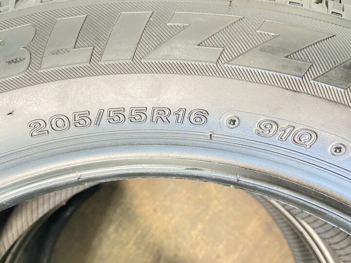 楽天市場】205/55R16 ブリヂストン ブリザック VRX 中古タイヤ 