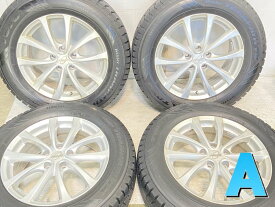 225/65R17 トーヨータイヤ ウィンタートランパス TX 　 MW2 17x7.0 48 114.3-5穴 中古タイヤ スタッドレスタイヤ ホイールセット 4本セット