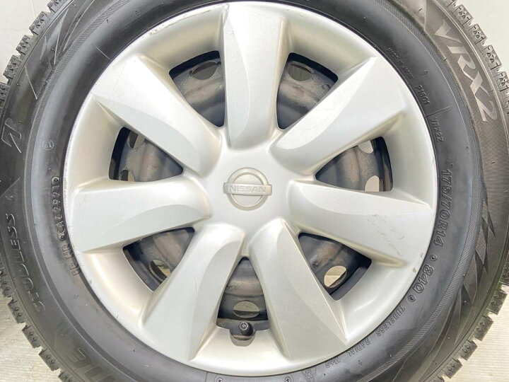 楽天市場】175/70R14 ブリヂストン ブリザック VRX2 日産純正 14x5.5 