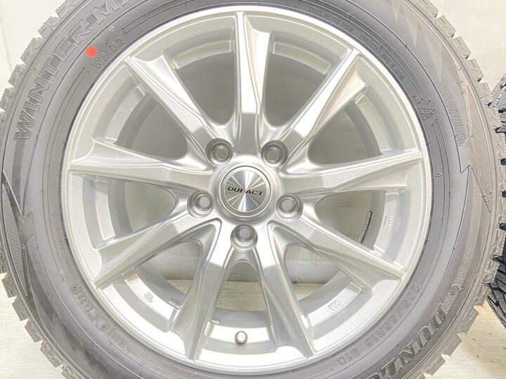 楽天市場】205/55R16 ダンロップ ウィンターマックス WM02 DUFACT 16x6 