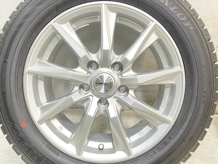 楽天市場】205/55R16 ダンロップ ウィンターマックス WM02 DUFACT 16x6 