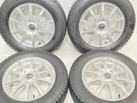 185/65R15 ブリヂストン ブリザック VRX2 　 SCHNEDER 15x5.5 50 100-4穴 中古タイヤ スタッドレスタイヤ ホイールセット 4本セット