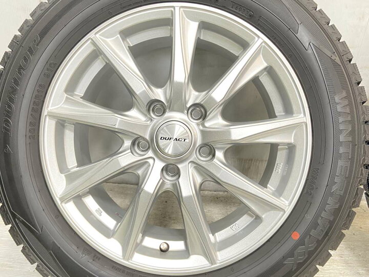 楽天市場】205/55R16 ダンロップ ウィンターマックス WM02 DUFACT 16x6 
