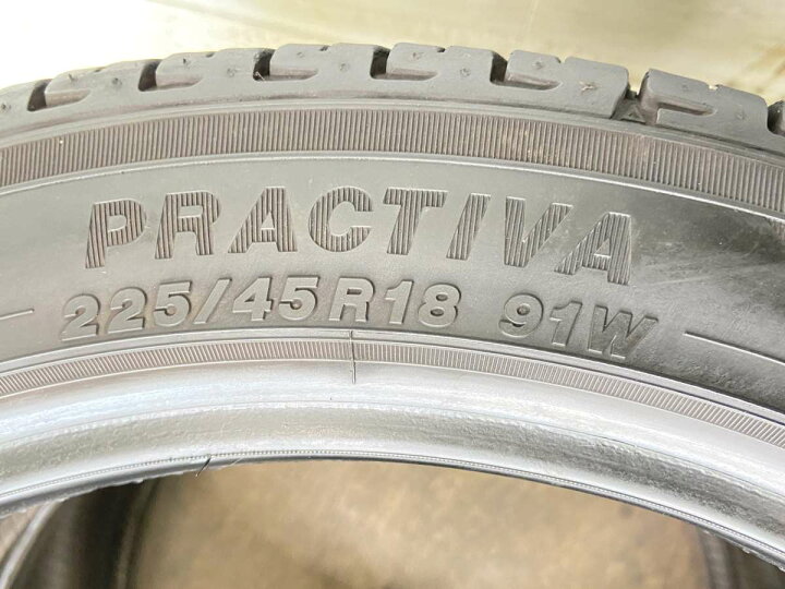 楽天市場】225/45R18 イエローハット PRACTIVA 中古タイヤ サマー 