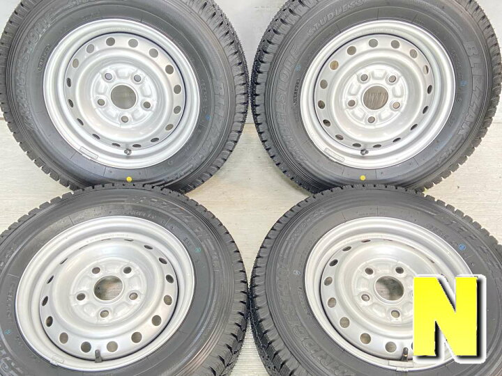 楽天市場】165R13 8PR ブリヂストン ブリザック VL1 ダイハツ純正 13x5 