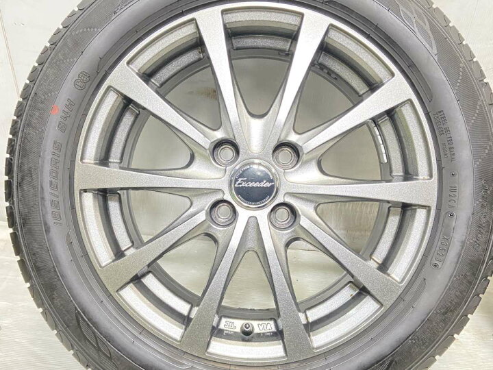 楽天市場】185/60R15 ダンロップ エナセーブ EC204 エクシーダー 15x5  