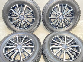 195/65R15 オートバックス アイスエスポルテ 　 SMACK 15x6.0 53 114.3-5穴 中古タイヤ スタッドレスタイヤ ホイールセット 4本セット