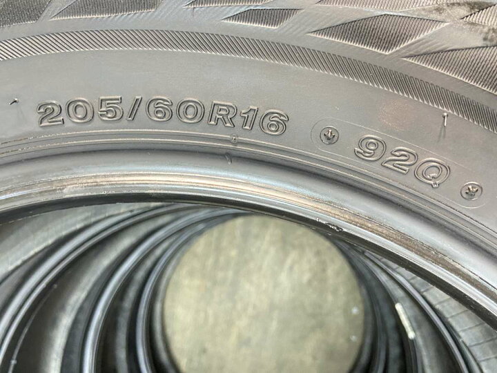 楽天市場】205/60R16 ブリヂストン ブリザック VRX2 中古タイヤ 